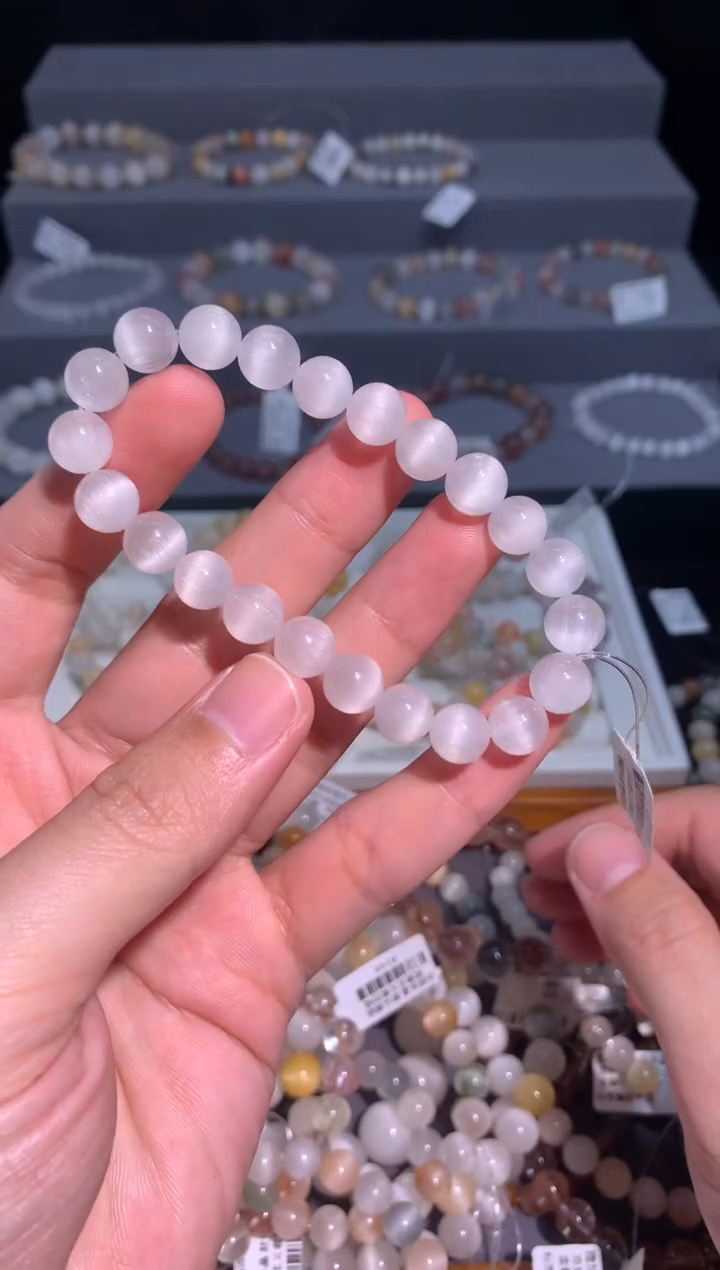 未镶嵌手串水晶12号链接 卡8咪+