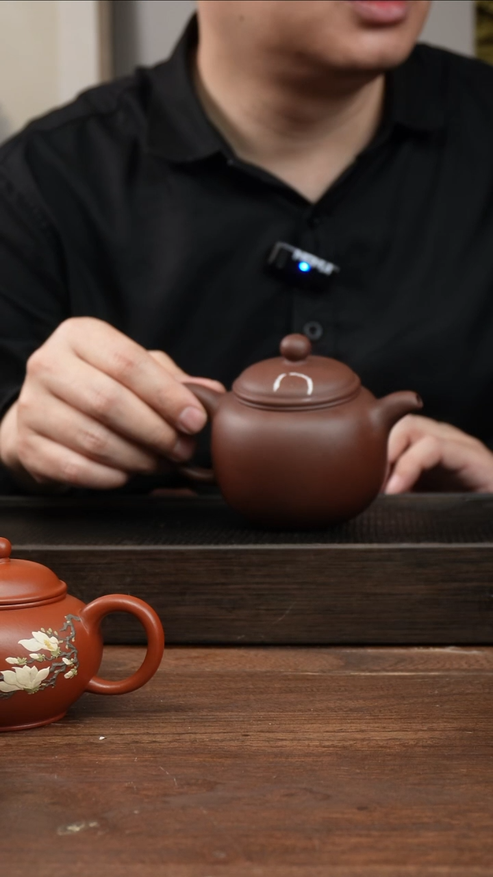 茶杯紫砂紫泥大号匏尊    340CC   微瑕 