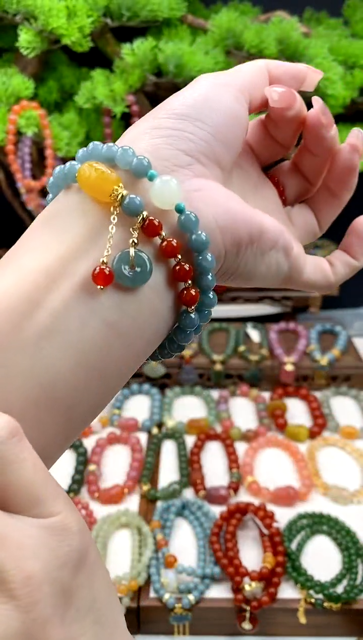 【闪购商品】翡翠手饰未镶嵌2圈