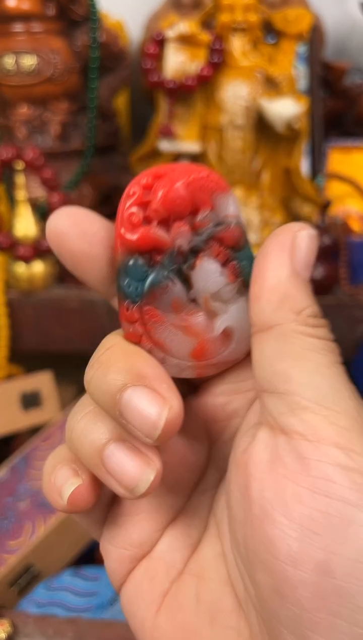 和田玉未镶嵌挂件拾物志文藏直播精选链接