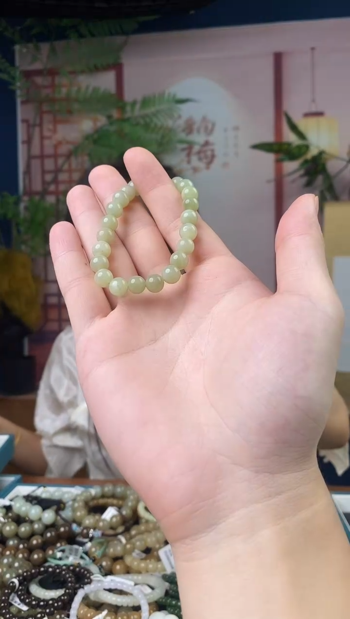 和田玉未镶嵌颈饰拍一发一