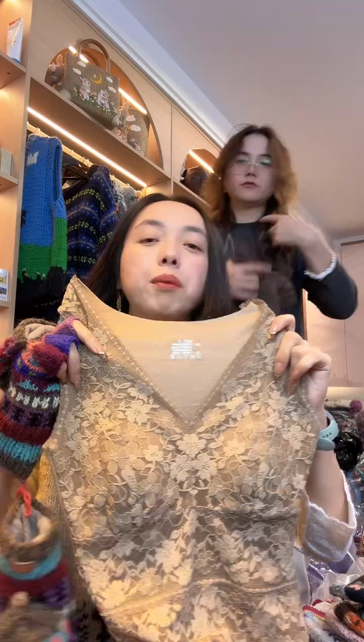 羊毛我***拉杏仁咖色美背 b781