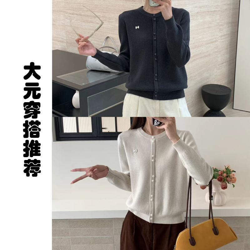 【大元穿搭推荐】常规款显白针织衫短款休闲毛针织衫显瘦气质上衣