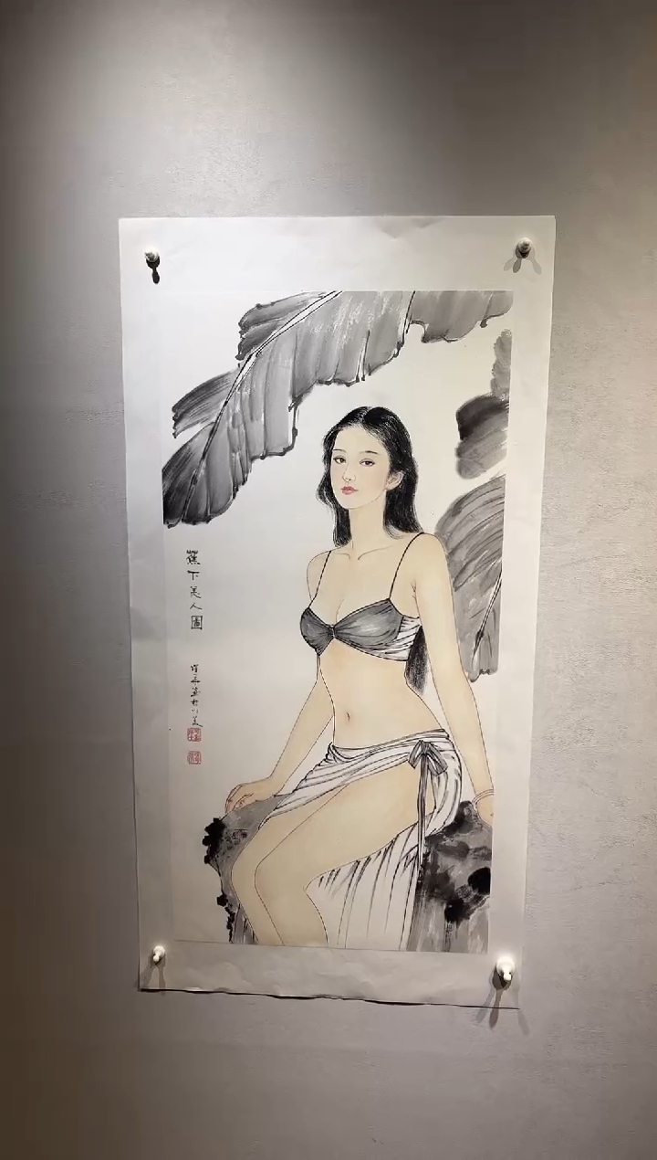 国画国画RW-1300494-张跃华央创美术馆精品定制备案作品