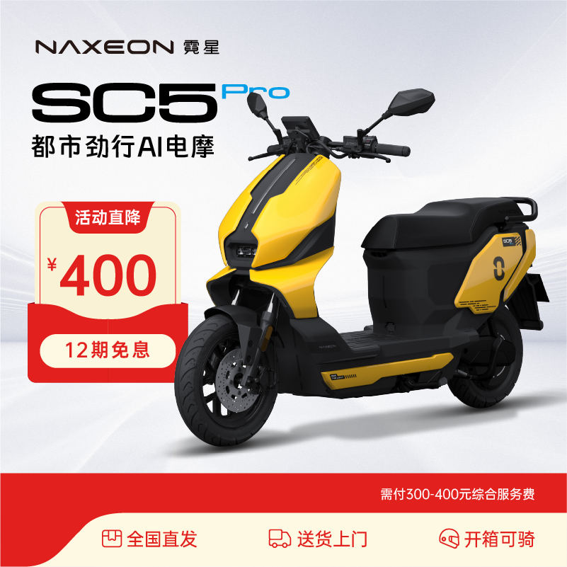 霓星SC5 PRO都市劲行AI电摩新品（铅酸电池）