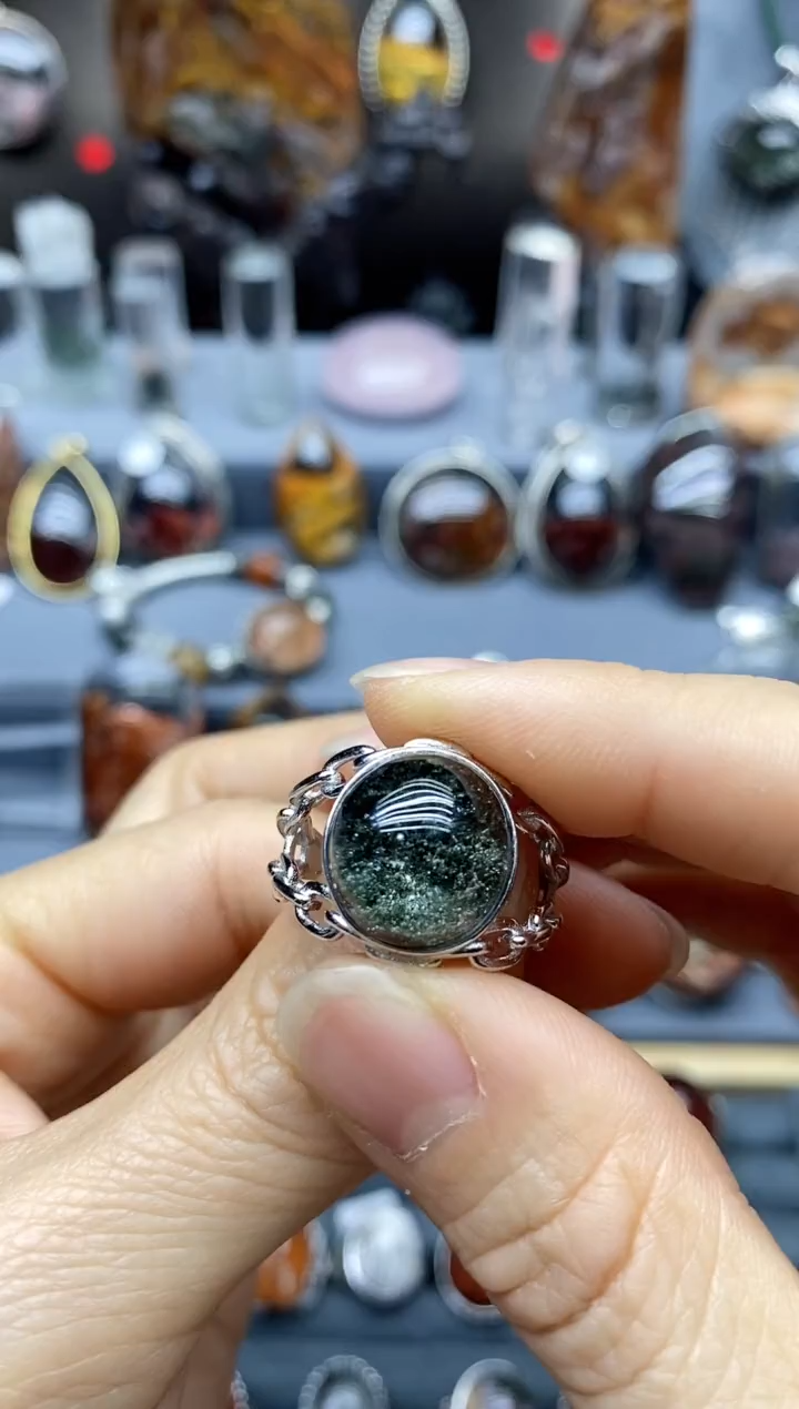【闪购商品】水晶戒指银S925镶嵌水晶水晶