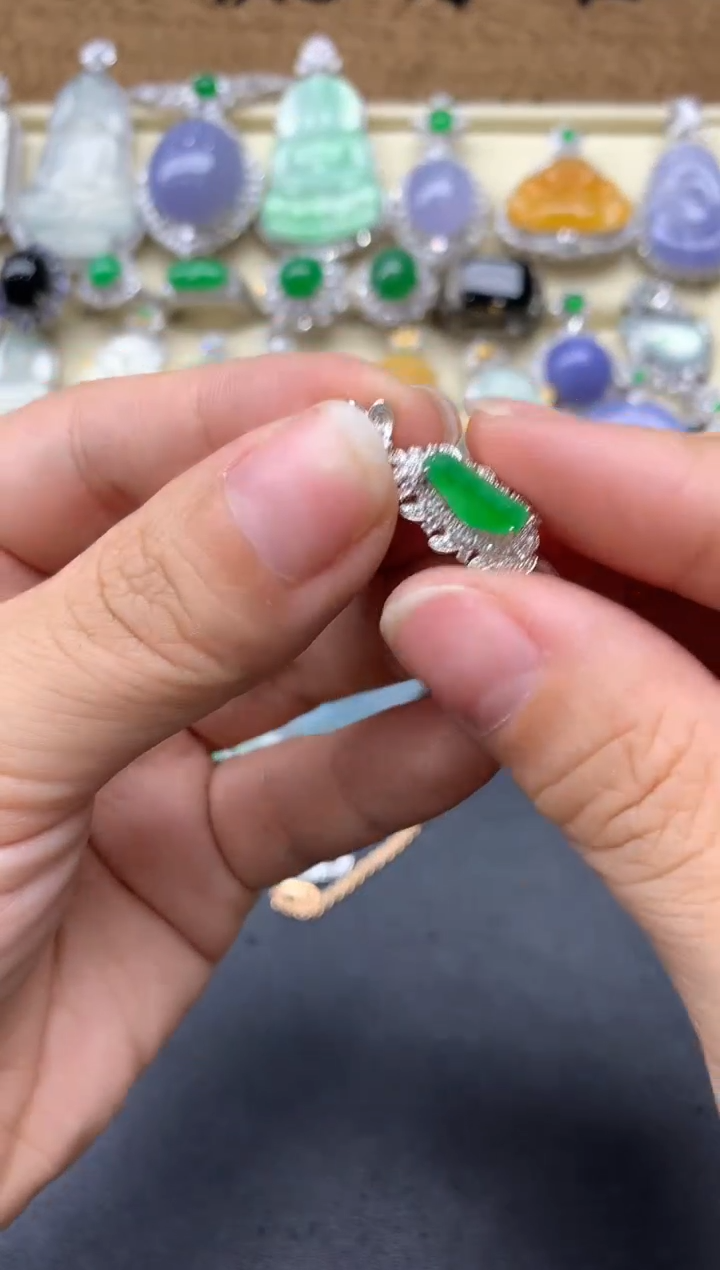 【闪购商品】翡翠颈饰18K金镶嵌399-中国好珍宝