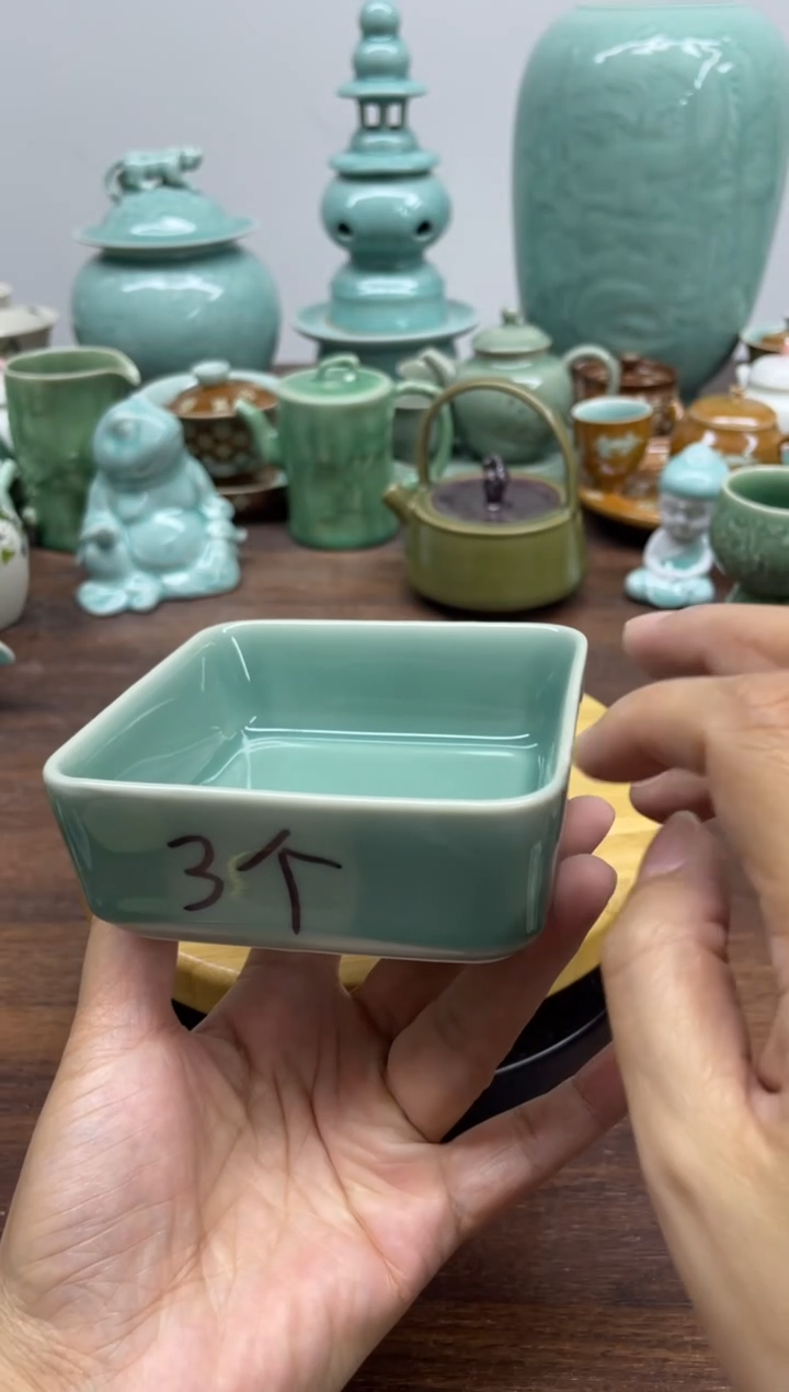 特价青瓷 慧语瓷坊 3个