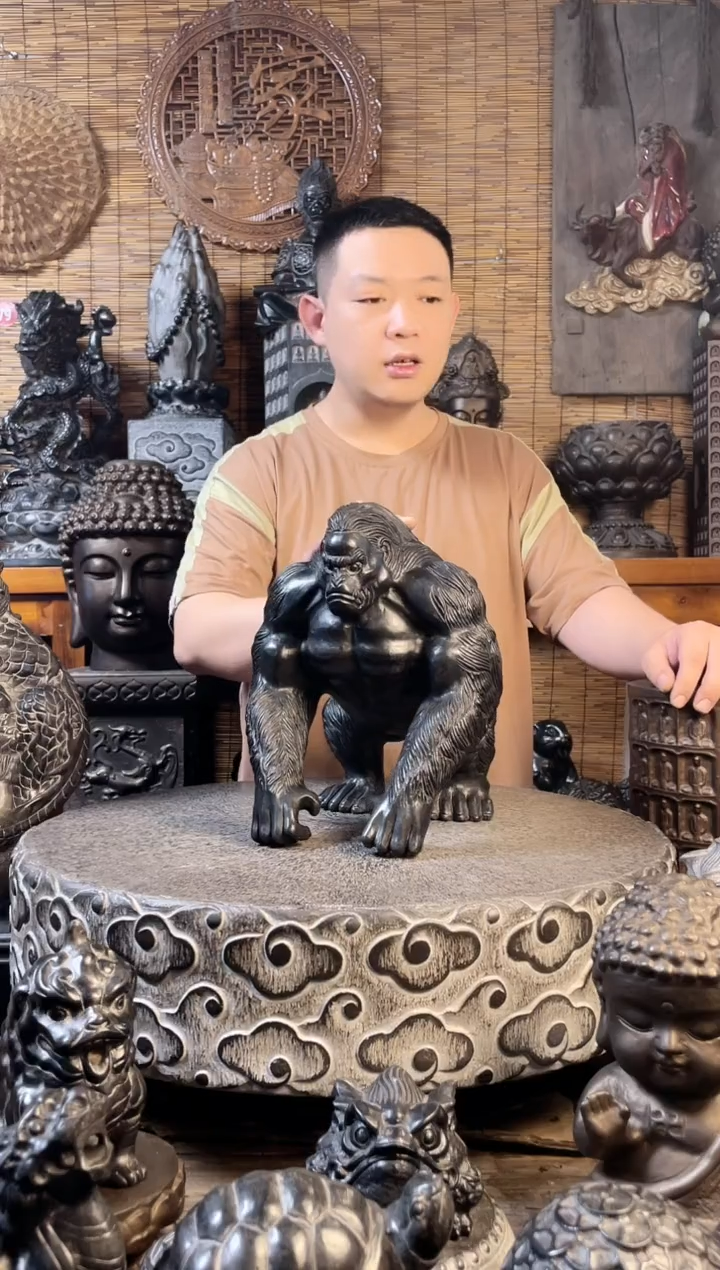 石材30新款金刚天然青石雕刻
