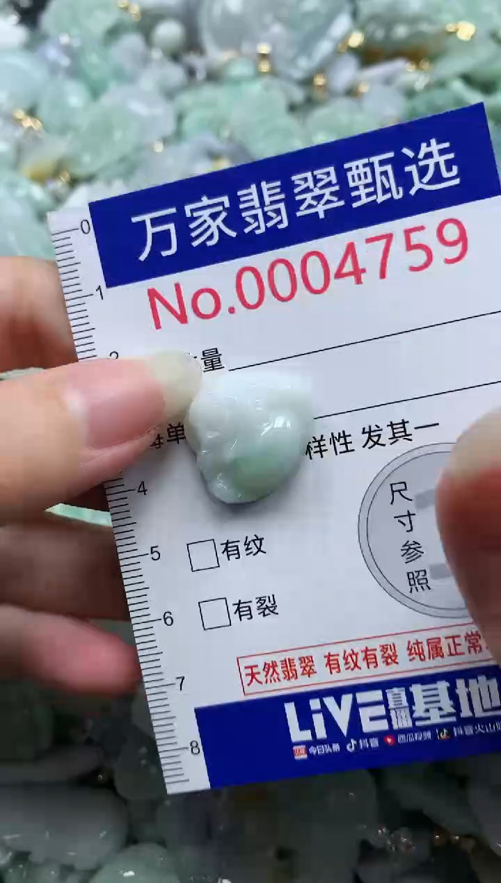 吊坠(不含链)未镶嵌翡翠4759