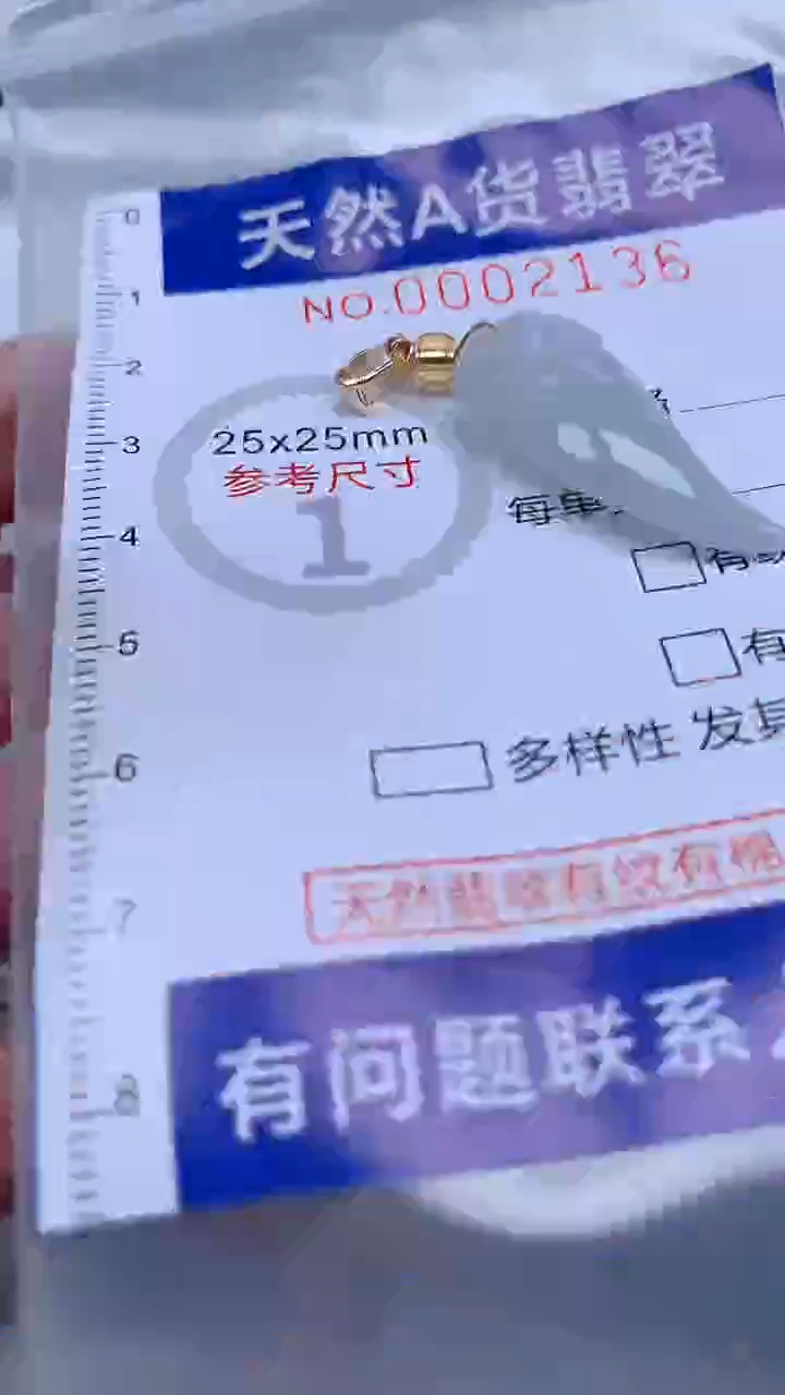 翡翠未镶嵌吊坠(不含链)1