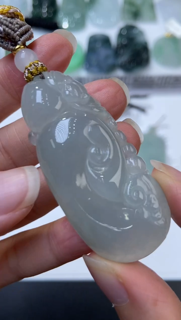 颈饰未镶嵌翡翠379387  多人