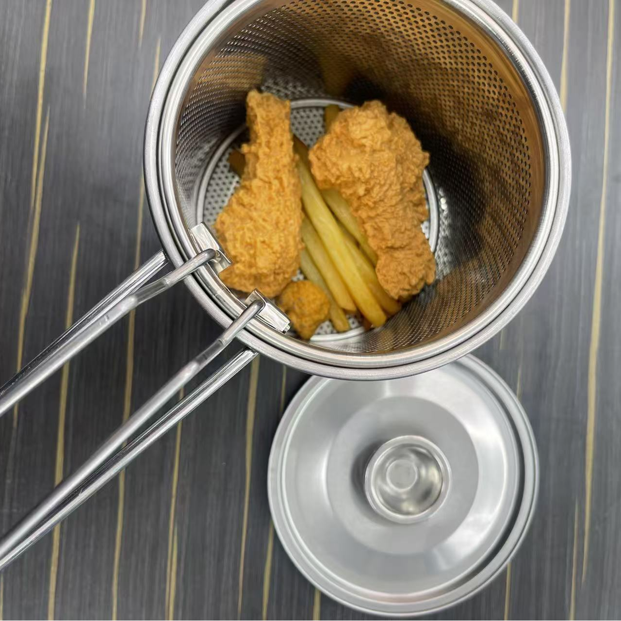 油炸锅1套家用厨房必备轻奢现代高级感简约高颜值新品【汤家限定】