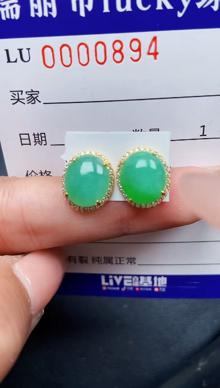 【闪购商品】翡翠颈饰银S925镶嵌0894