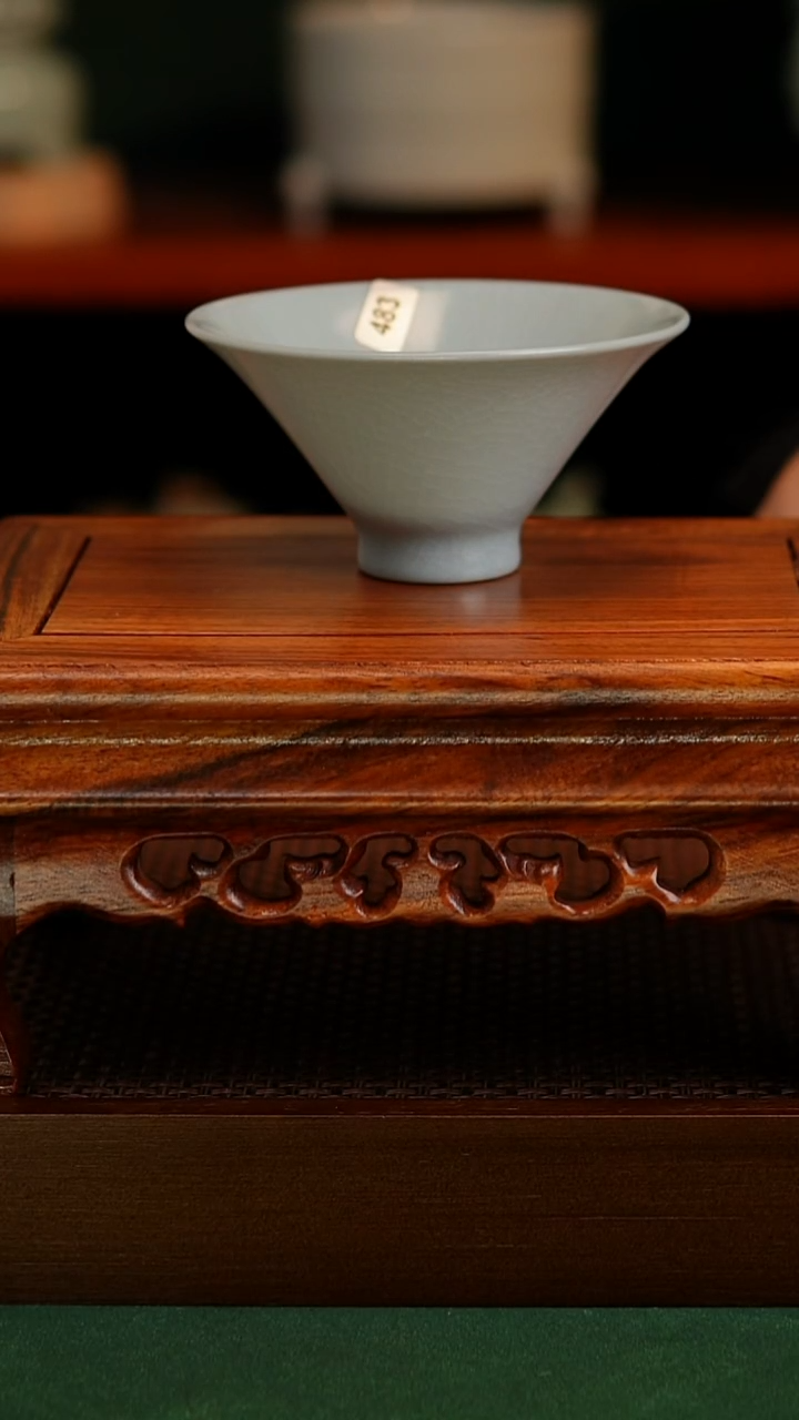 杯仿古釉手工瑕疵杯483