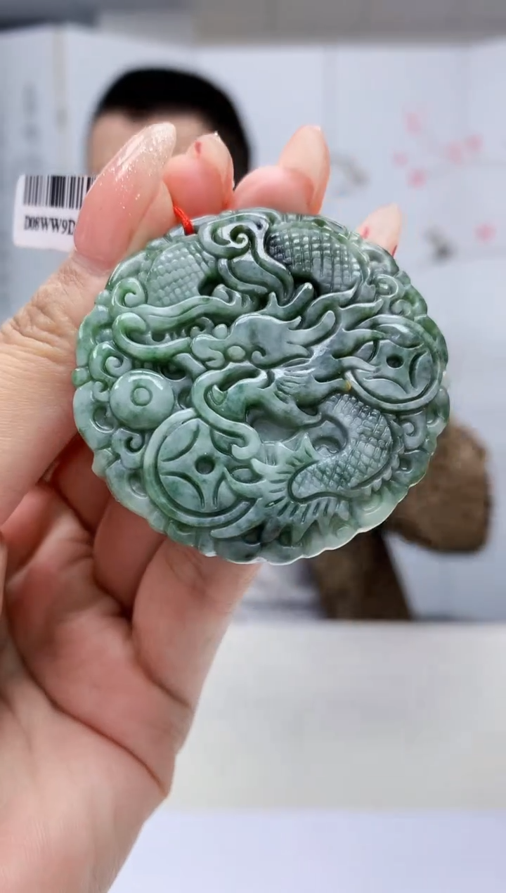 【闪购商品】翡翠颈饰未镶嵌4812MM-jj挂件2