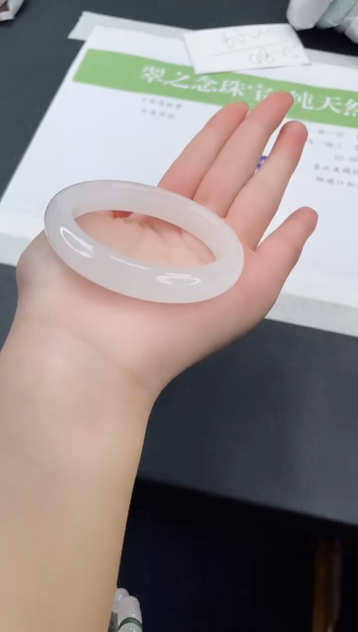 【闪购商品】和田玉未镶嵌手镯B133-52+