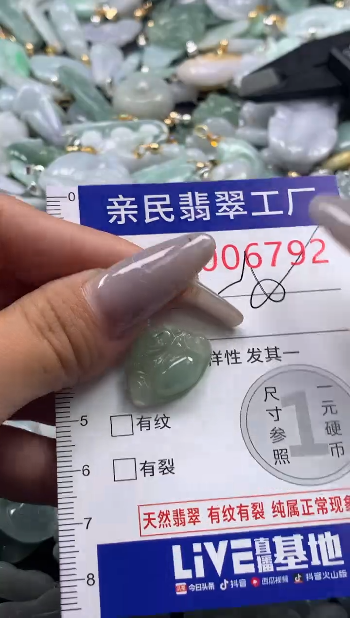 颈饰未镶嵌翡翠6792