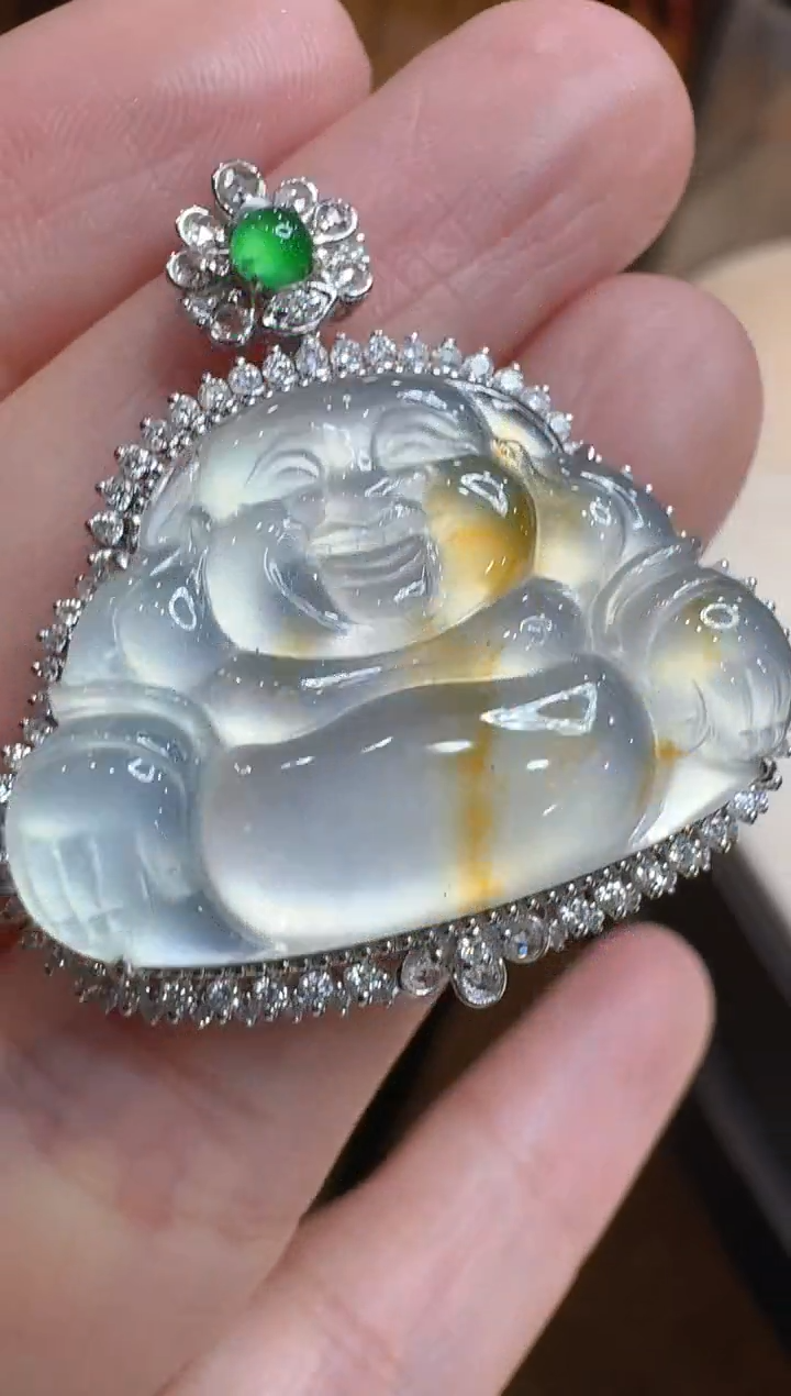 【闪购商品】翡翠吊坠(不含链)18K金镶嵌多样性团购发一件