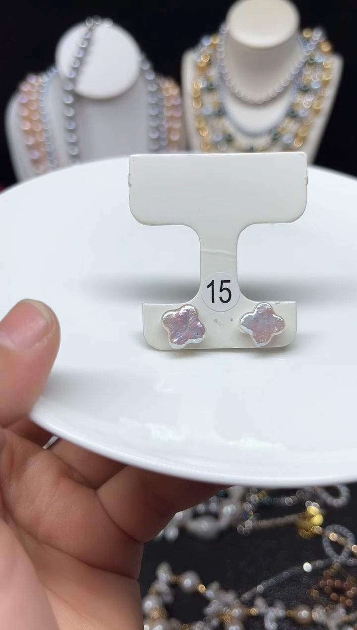 【闪购商品】淡水珍珠耳饰未镶嵌多人