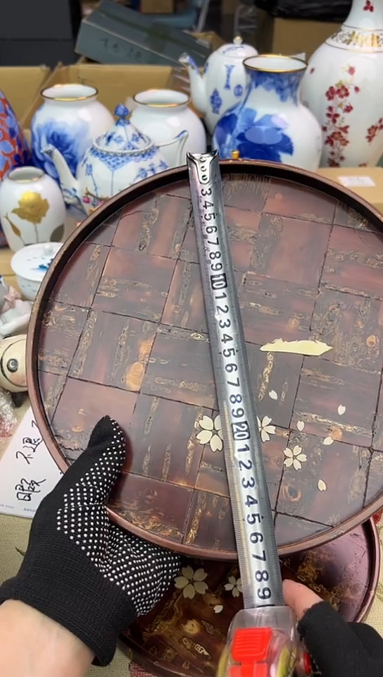 27CM中古回流瓷器，介意者慎拍