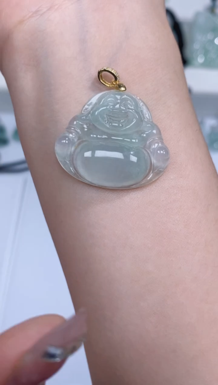 颈饰银S925镶嵌翡翠 吊坠