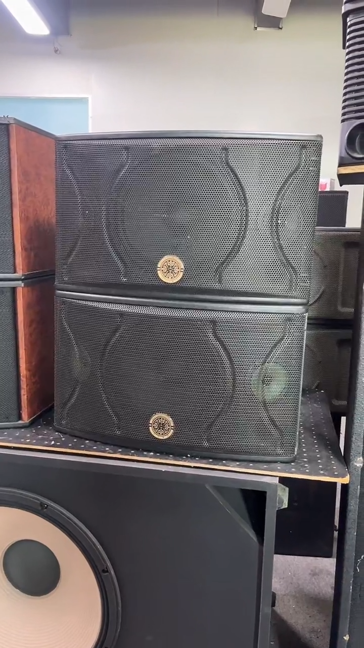 不包邮 10寸卡包音响  KTV音箱一对   运费到付