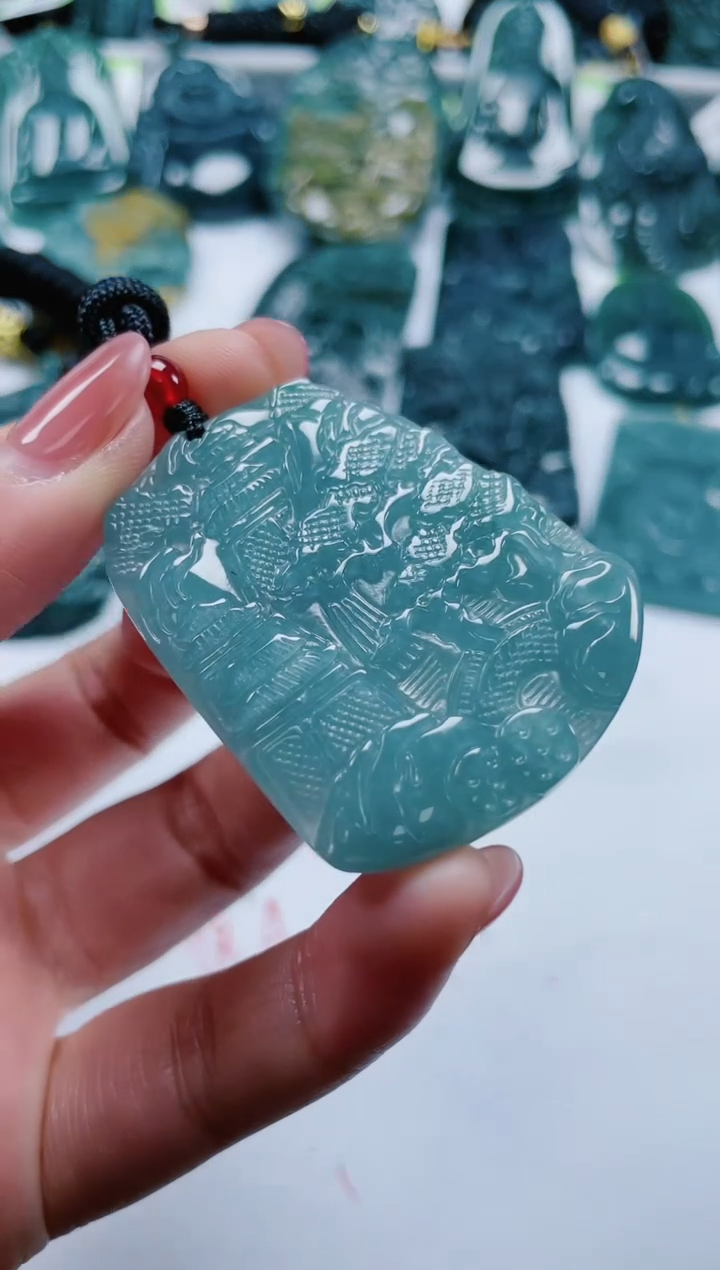 【闪购商品】翡翠颈饰未镶嵌多样性发货一件发货-大山水