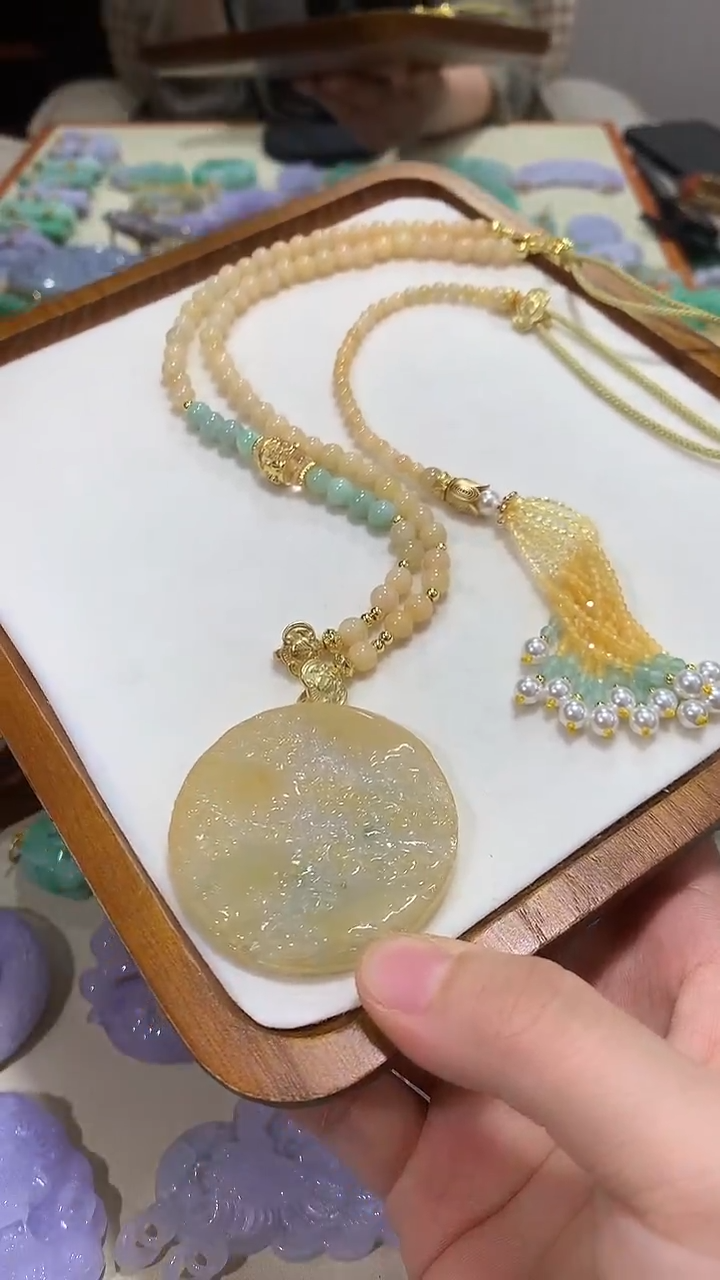 颈饰未镶嵌翡翠翡翠吊坠