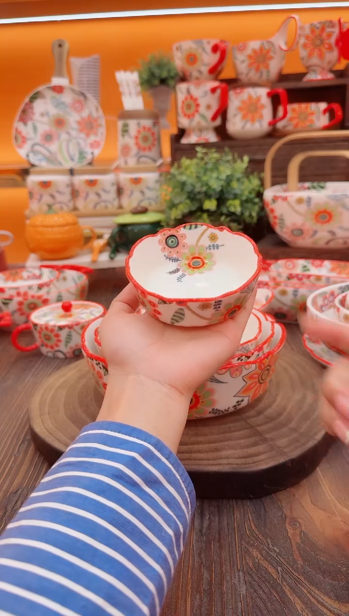 罐景德镇陶瓷餐具碗碟盘子