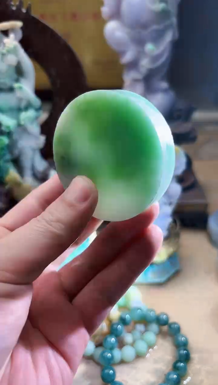 未镶嵌挂件翡翠A货张麦9528