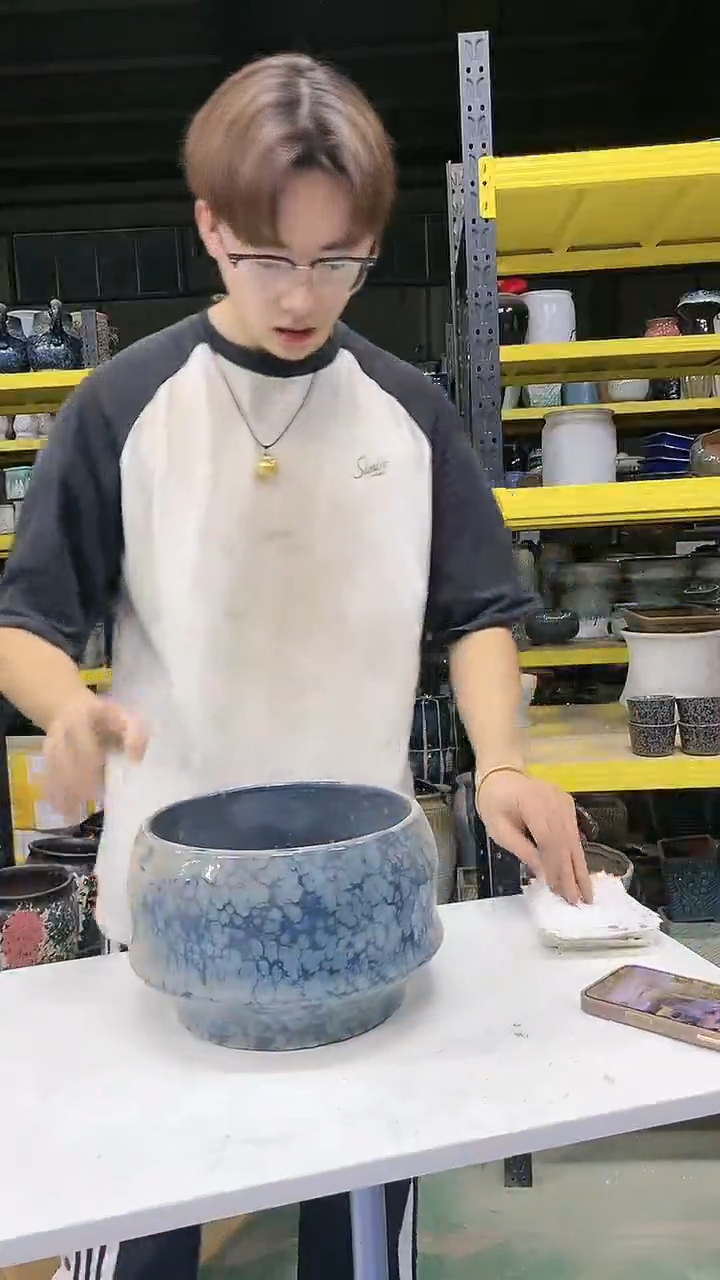 紫砂花盆宜兴紫砂粗陶花盆