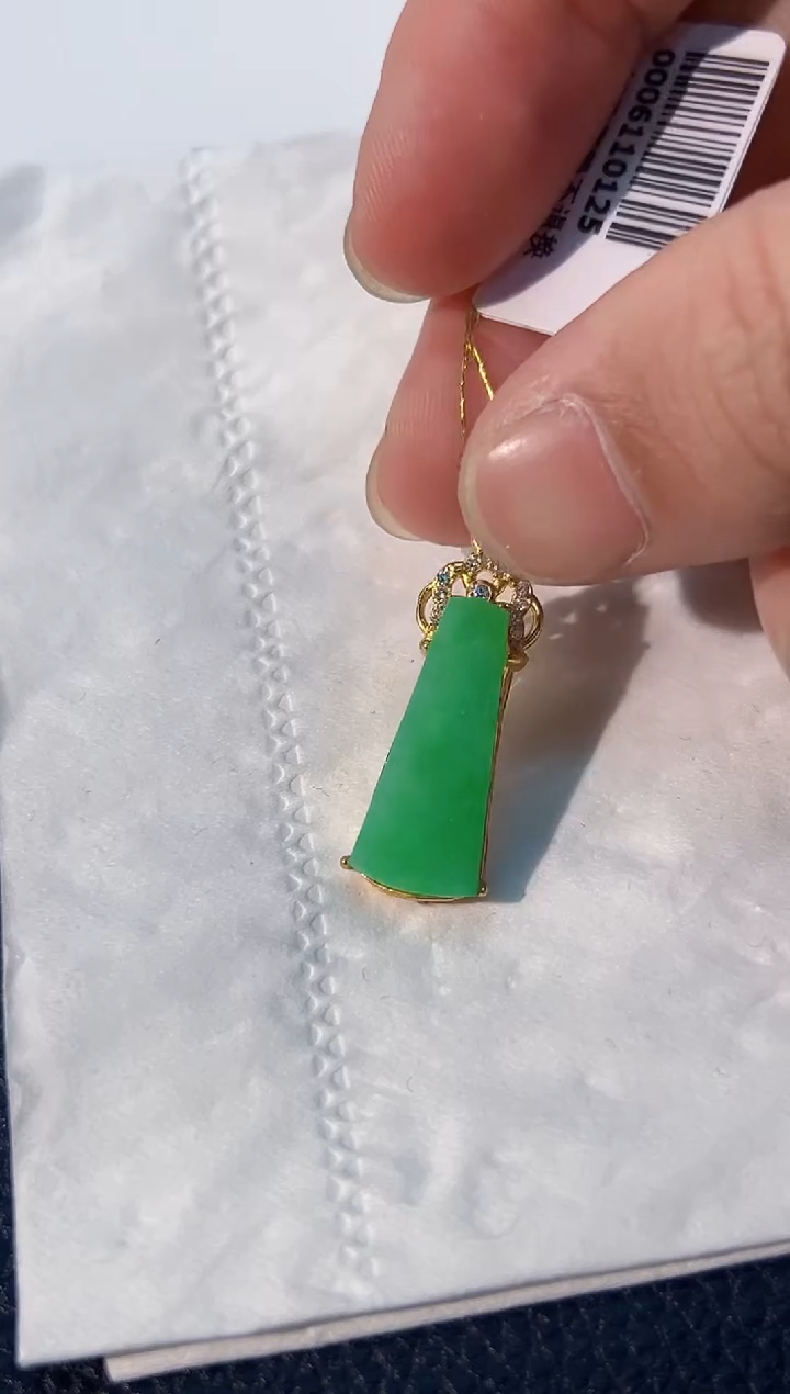 颈饰未镶嵌翡翠 缅料A货/支持复检/一件