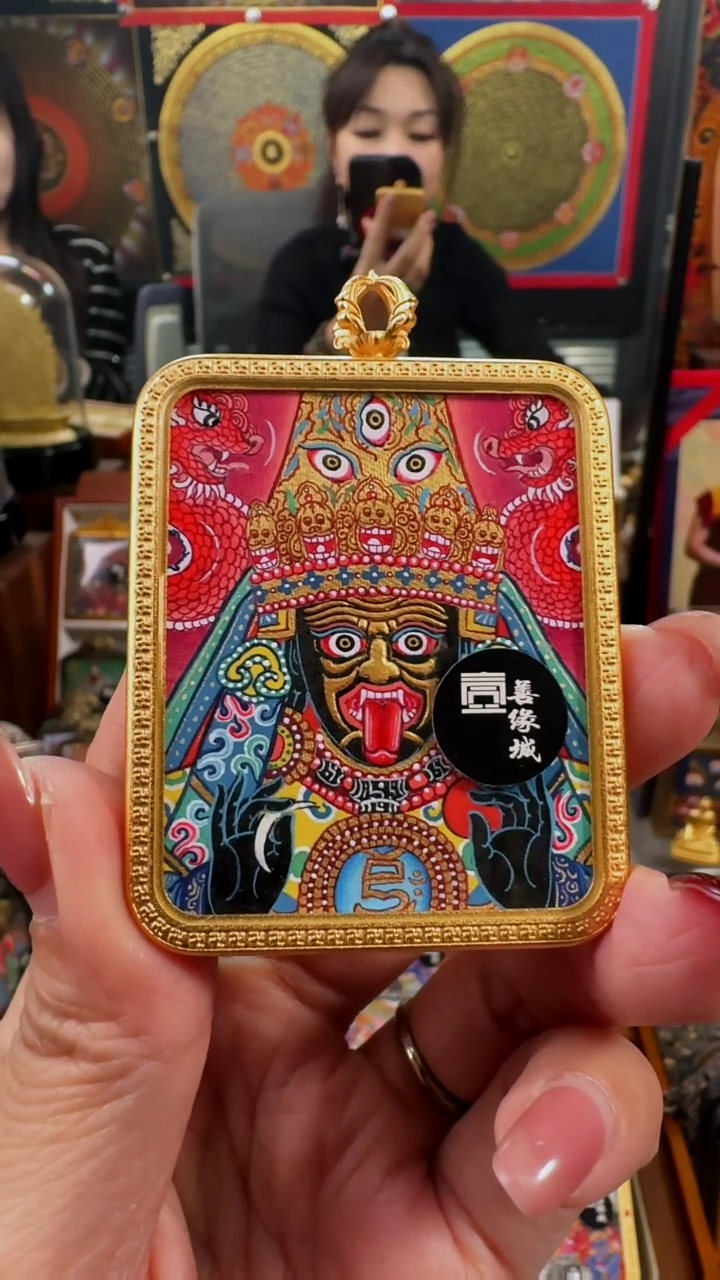 【闪购商品】吊坠壹善缘城手绘唐卡扎基年终大促