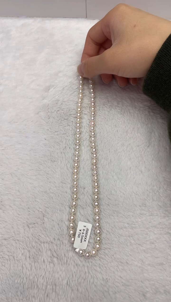 【闪购商品】海水珍珠项链银S925镶嵌AK6-6.5mm（多样性发一）