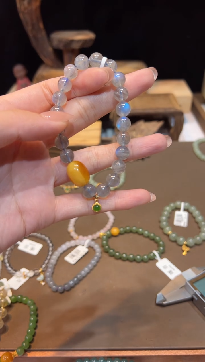 手链未镶嵌长石手饰@@D2958