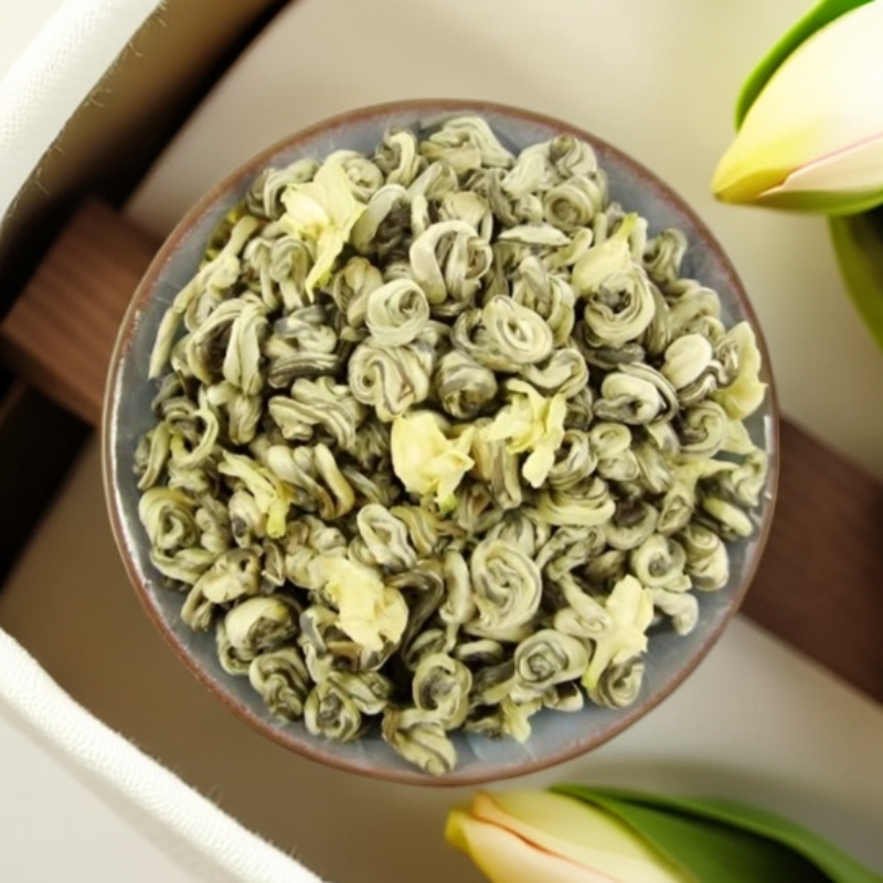 定阳茉莉花茶玉螺王浓香型耐泡全芽型花草茶