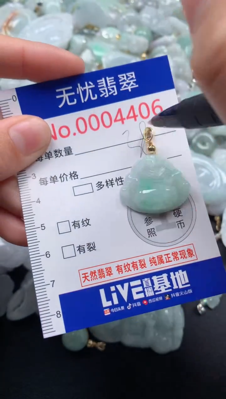 颈饰未镶嵌翡翠4406