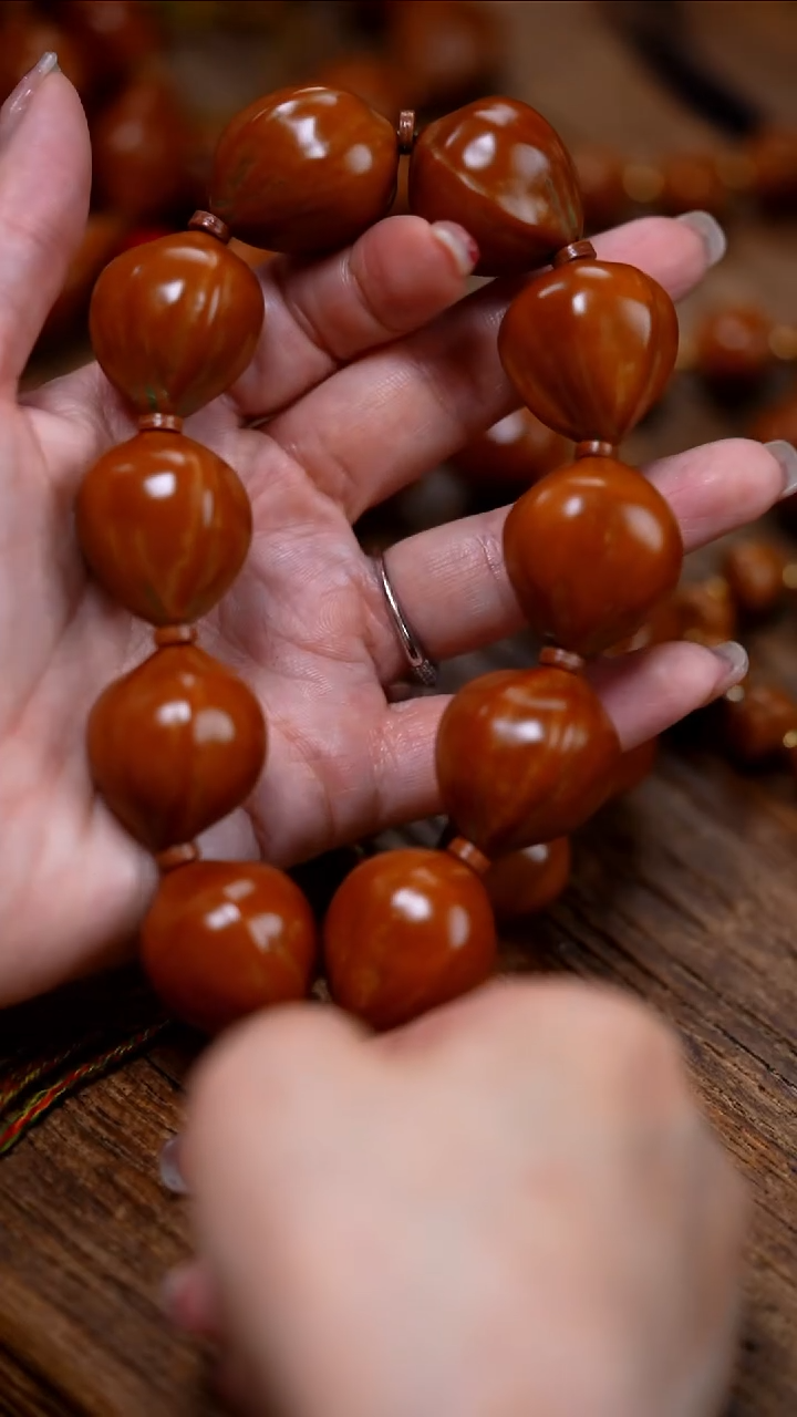 橄榄核手串/手链25mm黄胖籽 