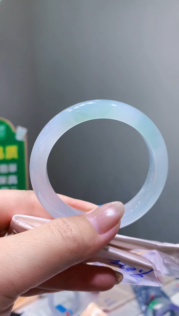 未镶嵌手镯翡翠K22天然A货缅甸翡翠53.1总价9.8万定金2万