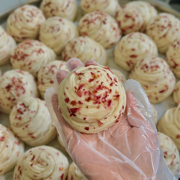 阮小小【玫瑰原味香芋混装银丝卷】露思推荐宜宾特色面点手工燕窝丝