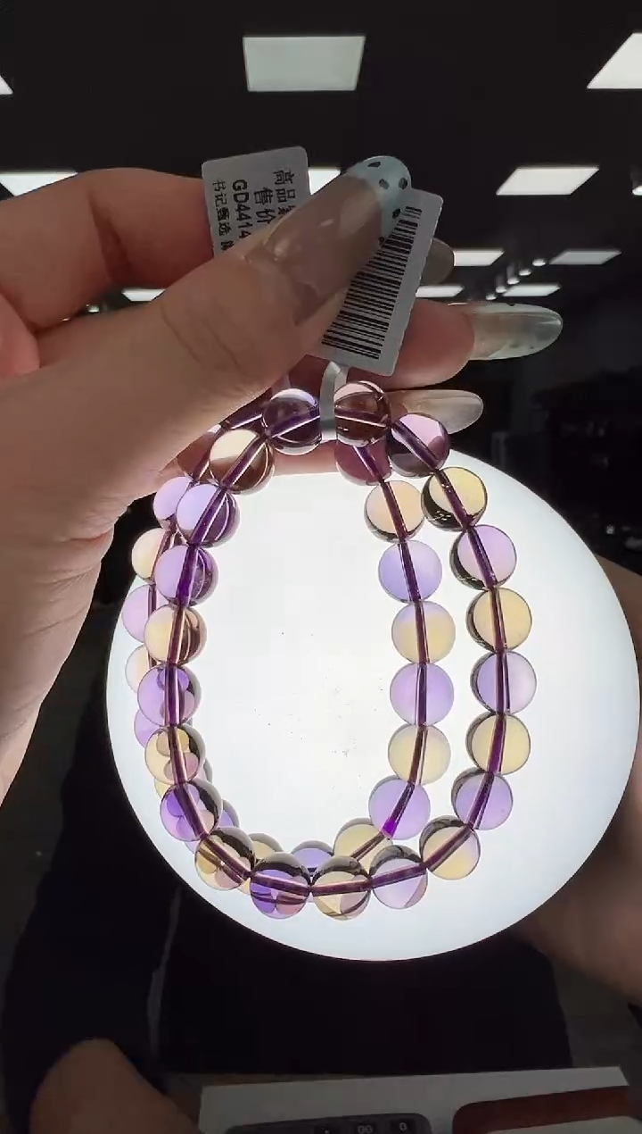 【闪购商品】水晶手链未镶嵌B71 GD4414约9mm多样性发一件