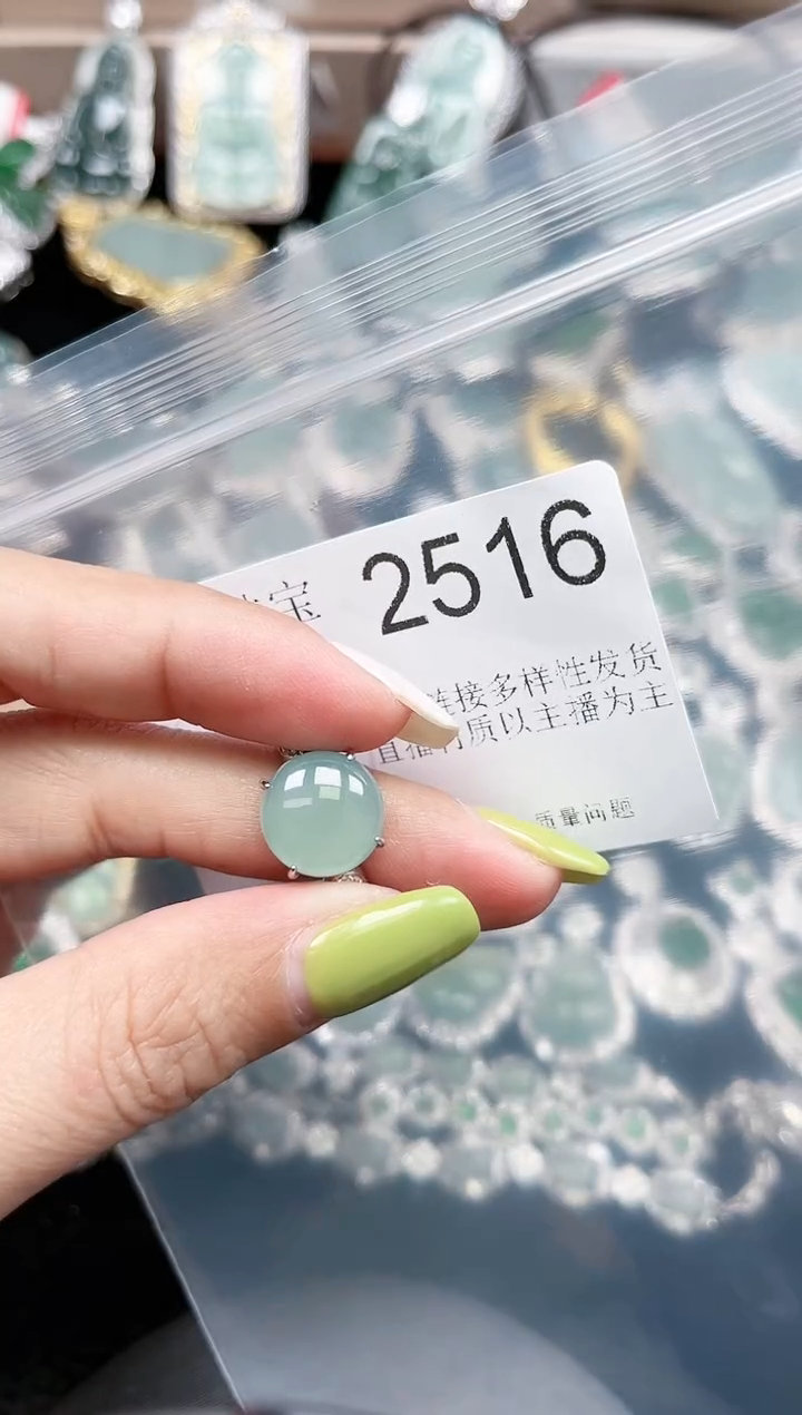 【闪购商品】翡翠颈饰未镶嵌2516赠皮绳