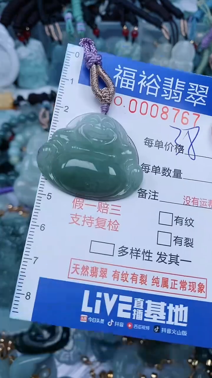 【闪购商品】翡翠颈饰未镶嵌...0008767