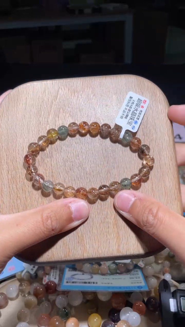 【闪购商品】水晶手链未镶嵌77号2条多样性发货一D 7+