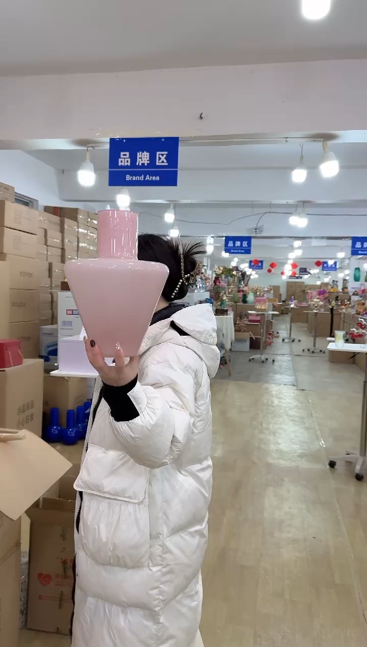 【闪购商品】无铅玻璃美全花器-h-早1