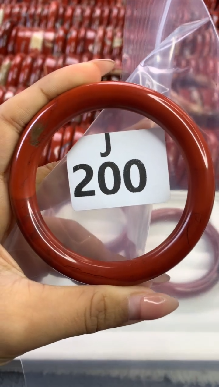 【闪购商品】碧石红碧石手镯未镶嵌200-59
