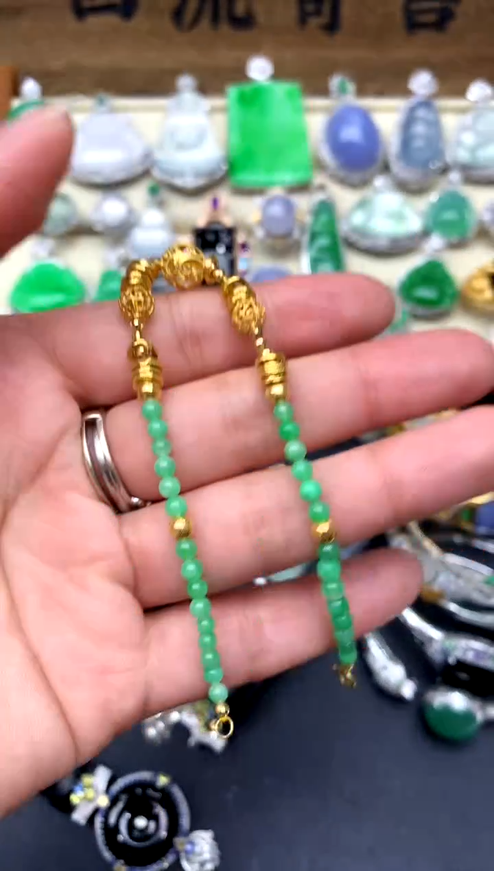 【闪购商品】翡翠手串未镶嵌422-中国好珍宝