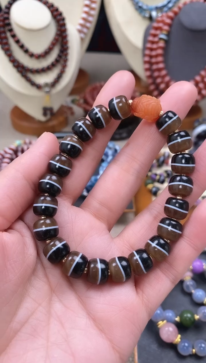 【闪购商品】玛瑙/玉髓手串未镶嵌手串