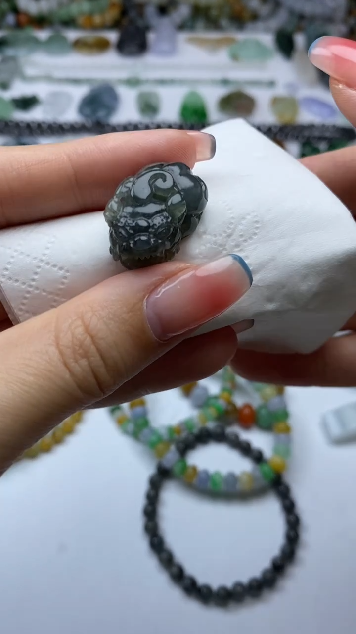 未镶嵌定制翡翠毛货定制不退不换